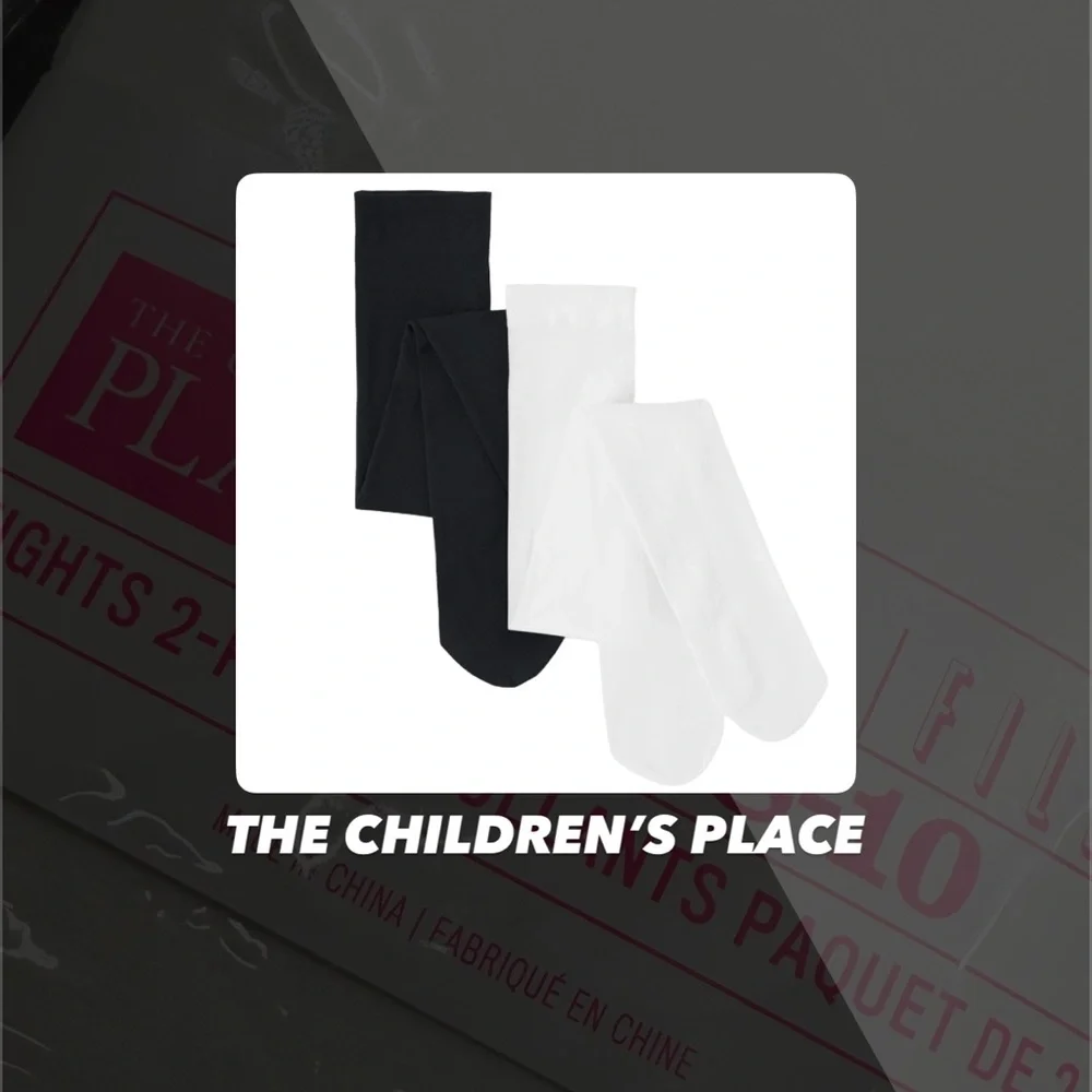 NWT The Children’s Place 2-Pack Microfiber Tights
